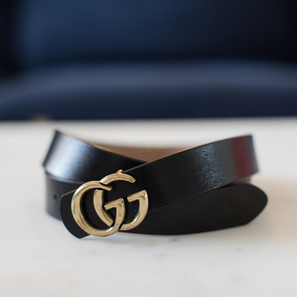 Double G Belt - Black