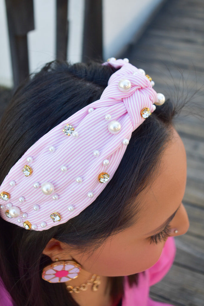 Preppy Pink Headband
