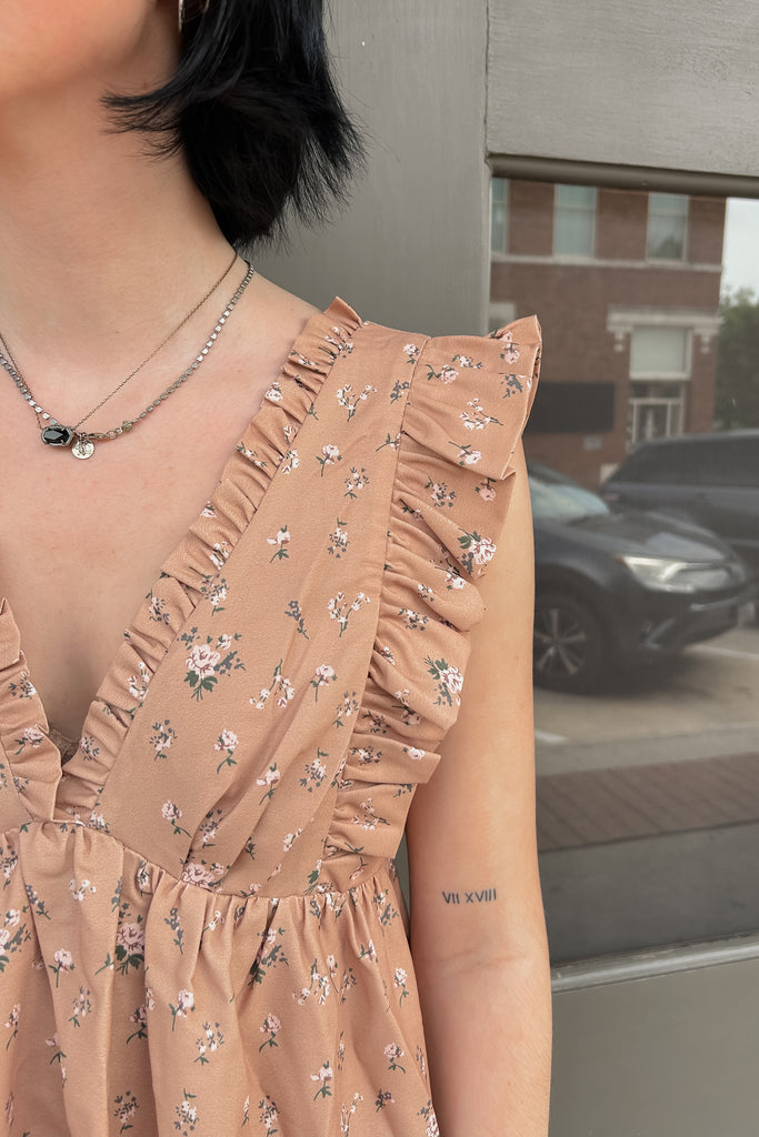 Fall Floral Dress