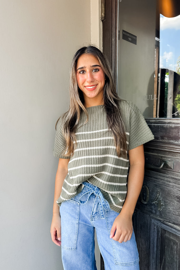 Luna Striped Top