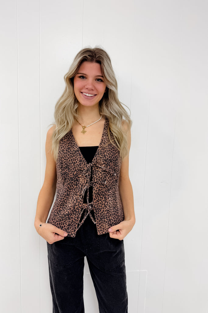 My Way Leopard Vest