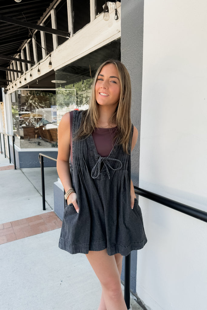 Raine Denim Romper