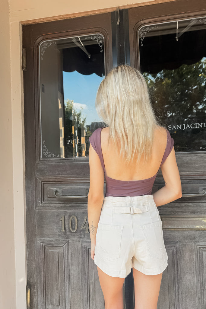 Malia Bodysuit- Brown