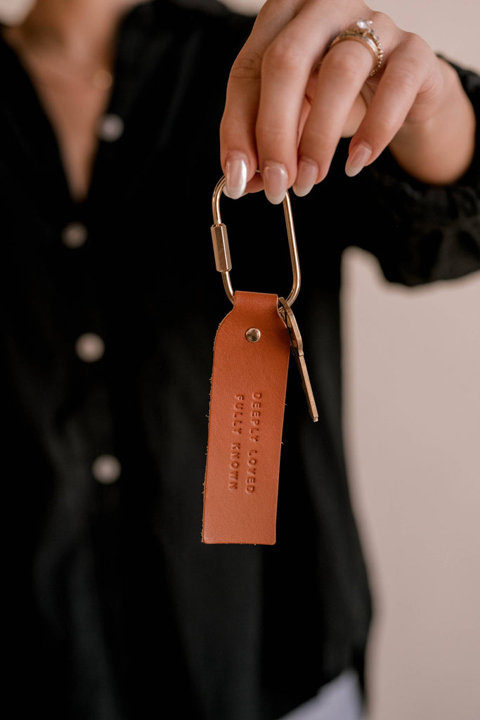 Deeply Loved Camel Key Fob | Christian Keychain