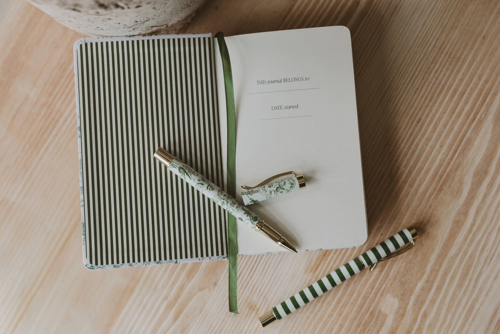 Mom's One Line A Day Journal- Green Floral