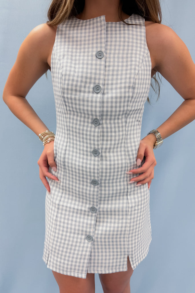 Jackie Gingham Dress