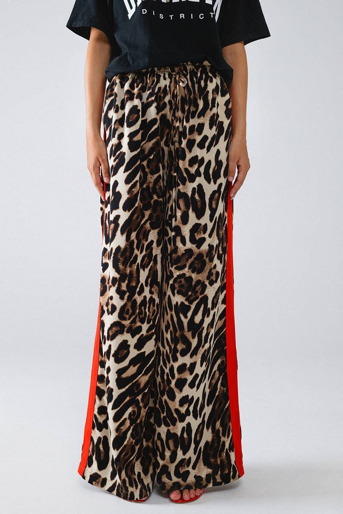 Leopard Straight Pant