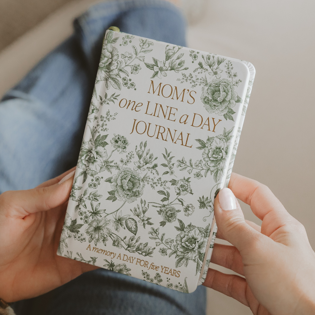 Mom's One Line A Day Journal- Green Floral