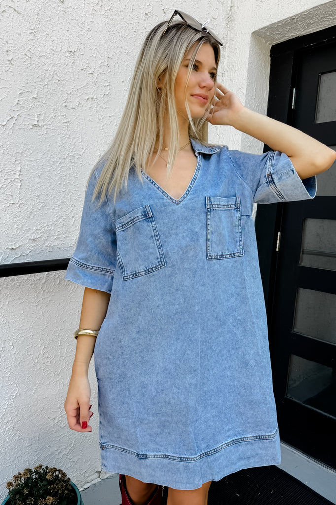 Angela Denim Dress