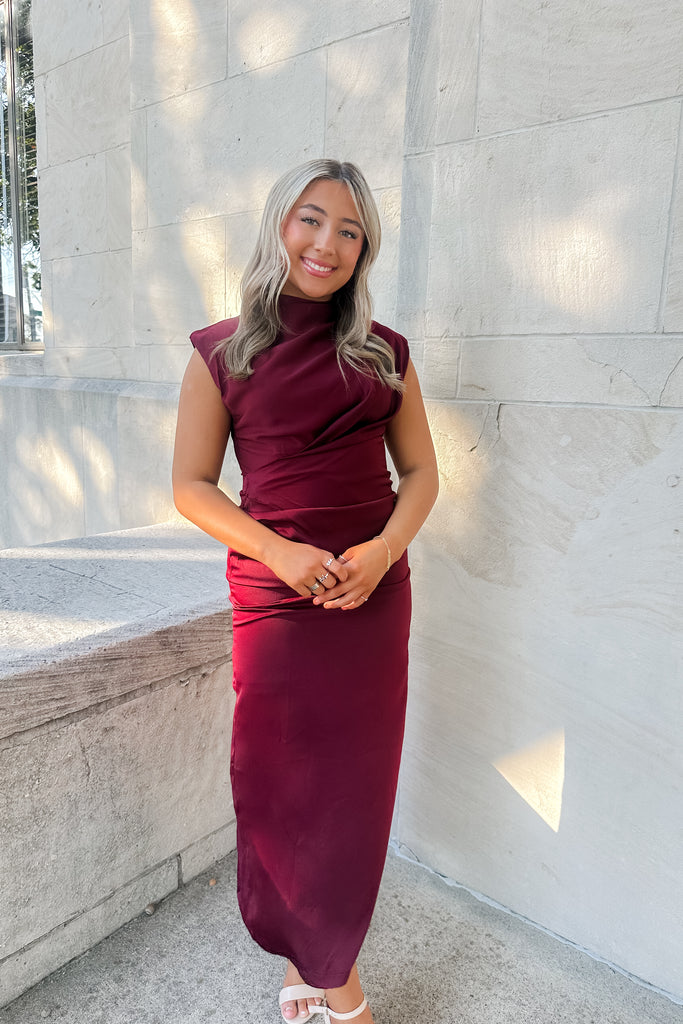 Mary Dress- Wine