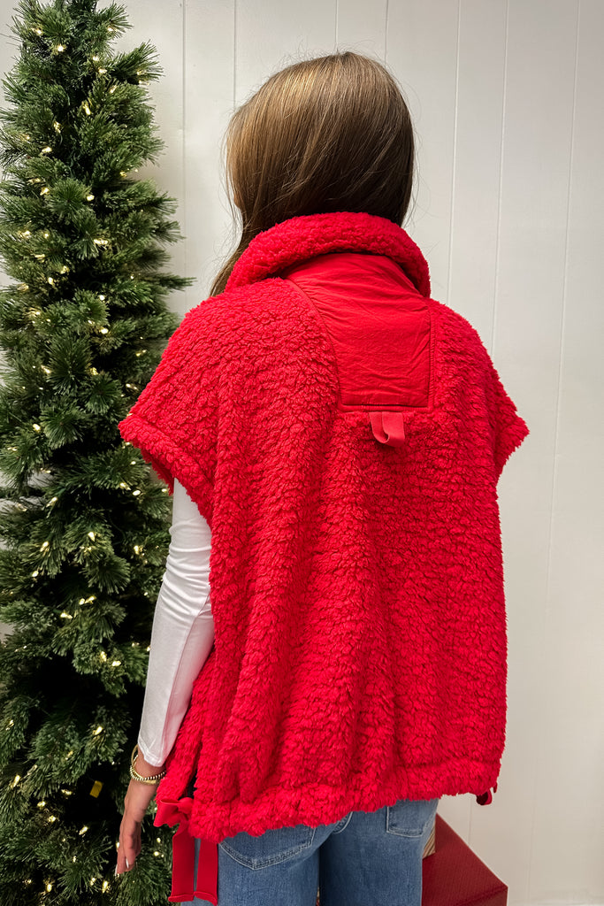 Stella Joy Vest-Red