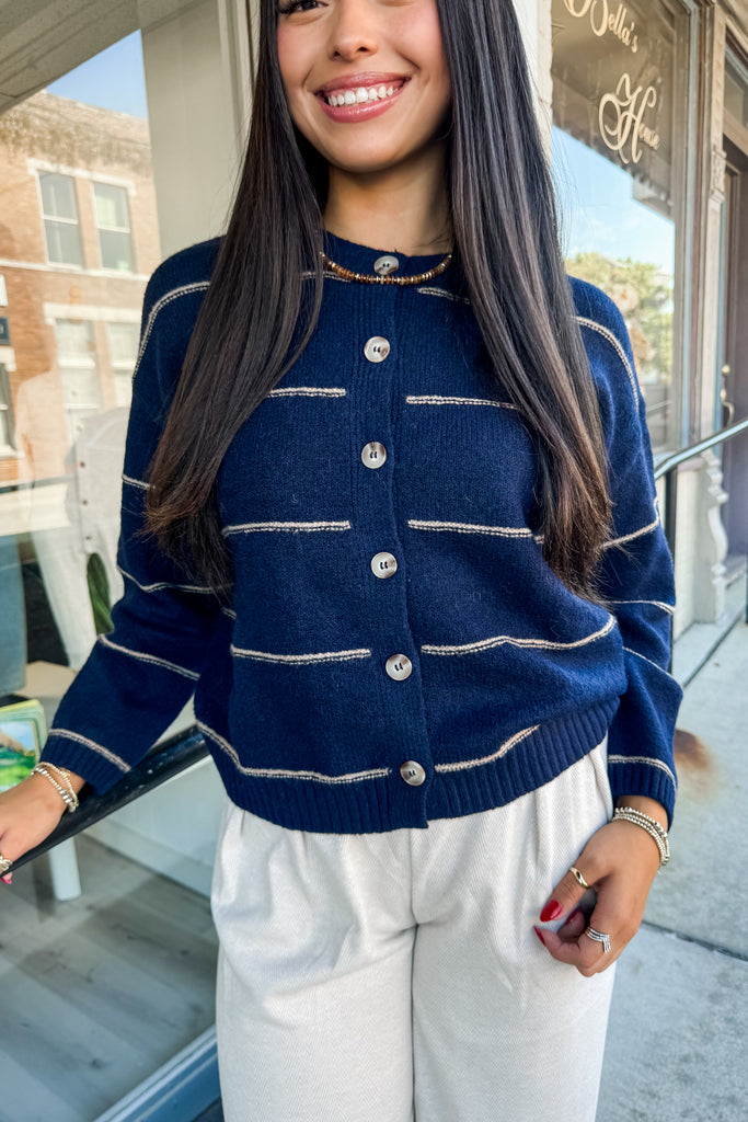 Elouise Cardigan- Navy