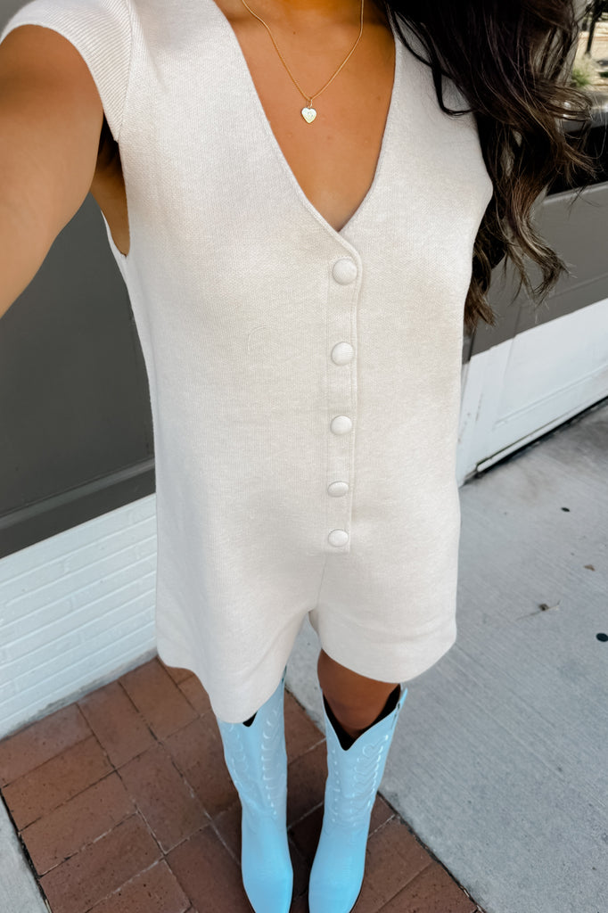 Adelynn Knit Romper