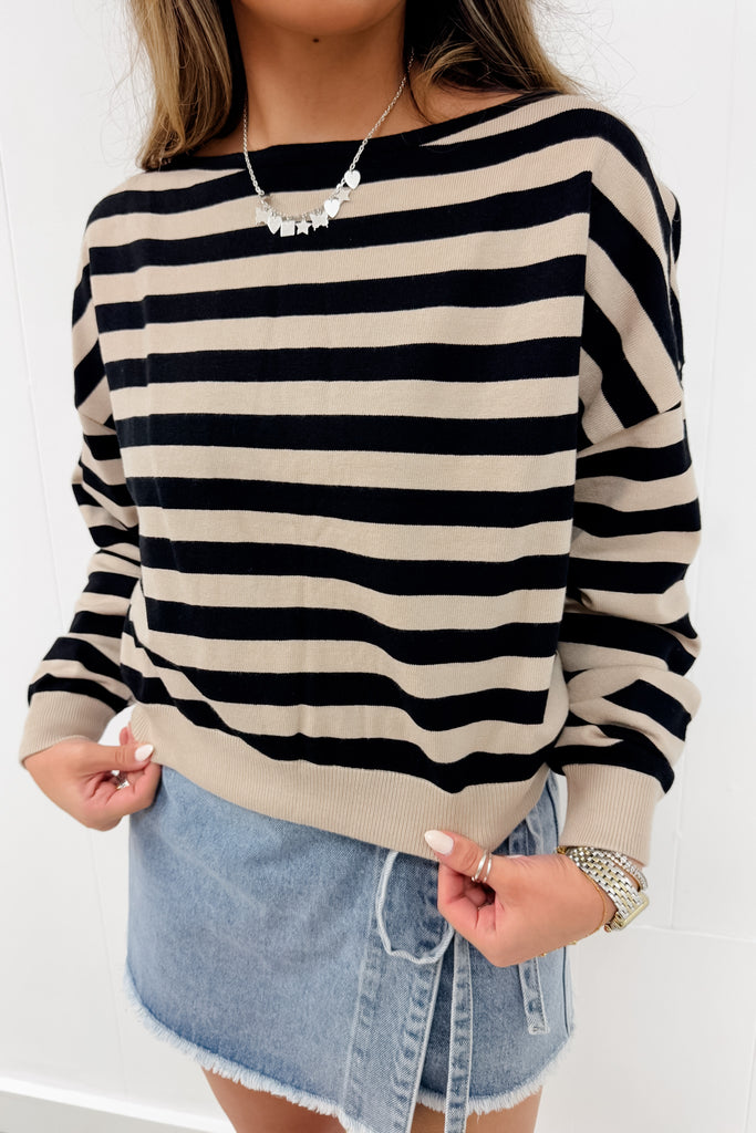 Evetta Striped Sweater