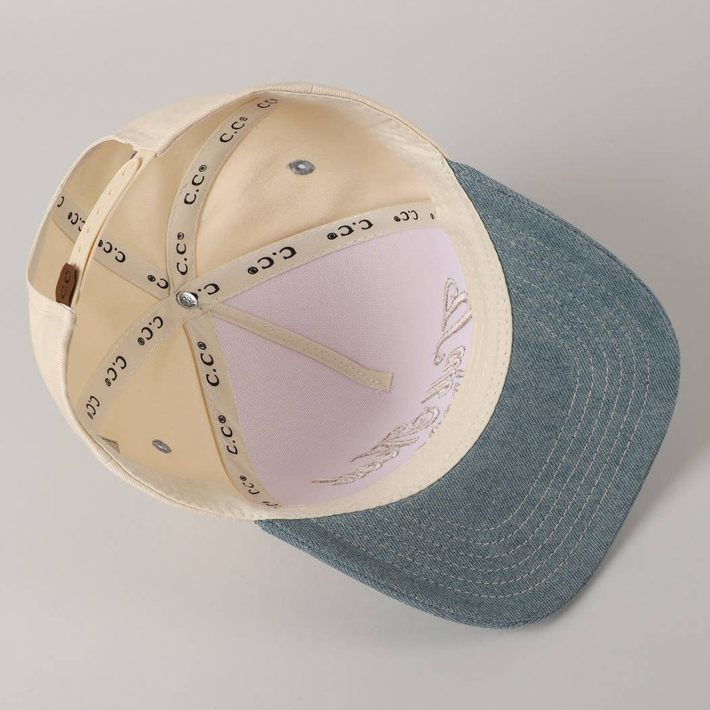 Y'all Need Jesus Lettering Embroidered Trucker Hat: Brown / ONE SIZE