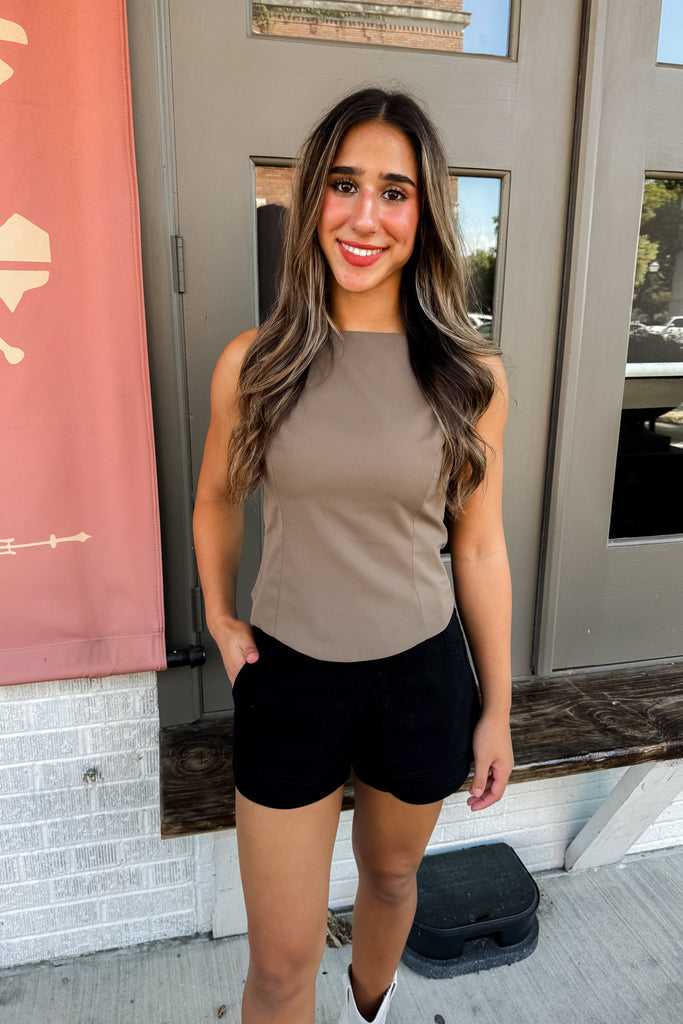 The Lizabeth Top - Olive