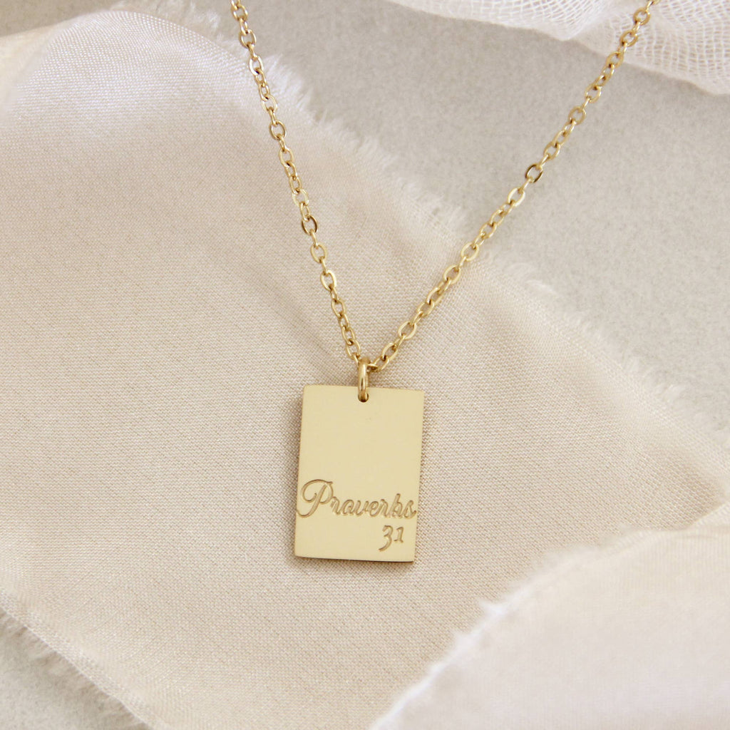 A Woman Who Fears the Lord Proverbs 31 Necklace