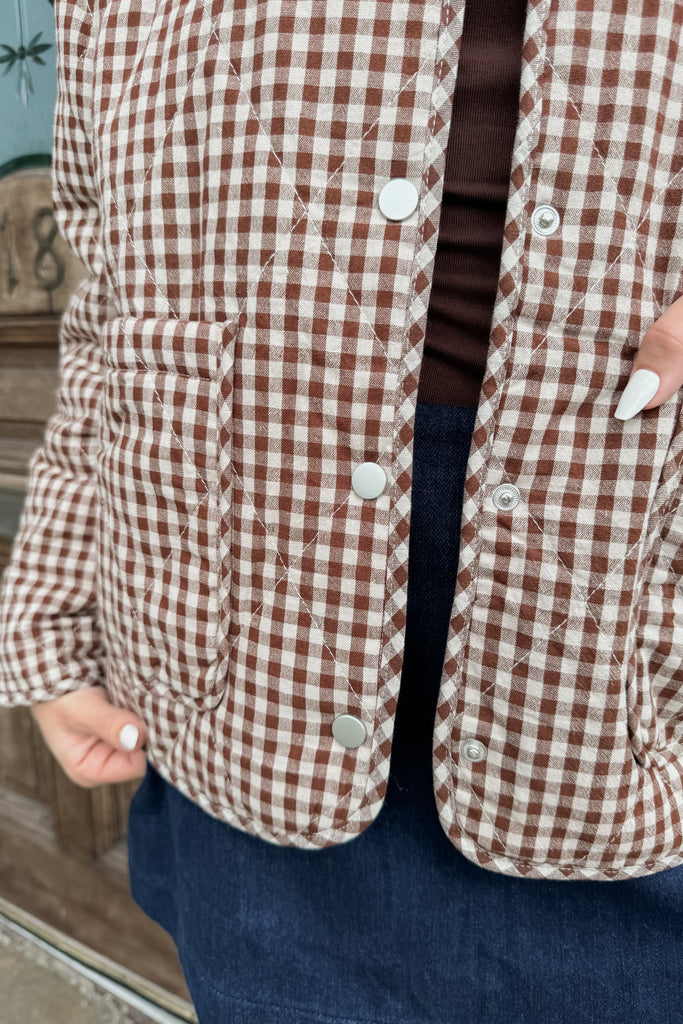 Birch Gingham Jacket