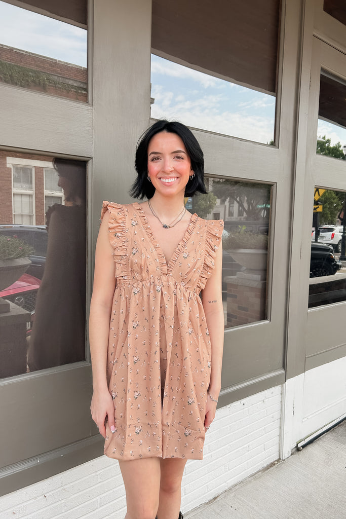 Fall Floral Dress