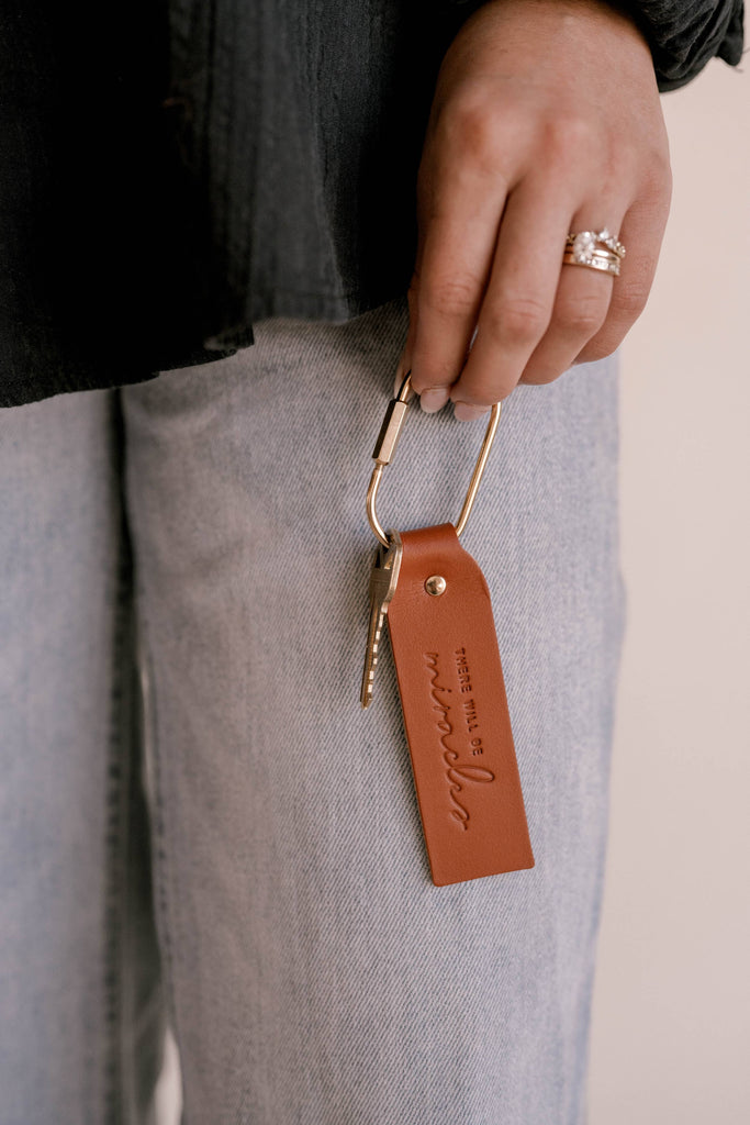 There Will Be Miracles Camel Key Fob | Christian Keychain