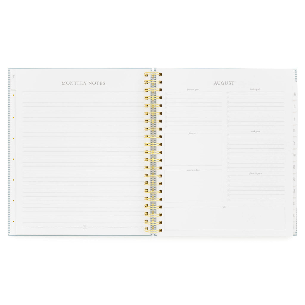 2024-2025 Large Weekly Spiral Academic Planner