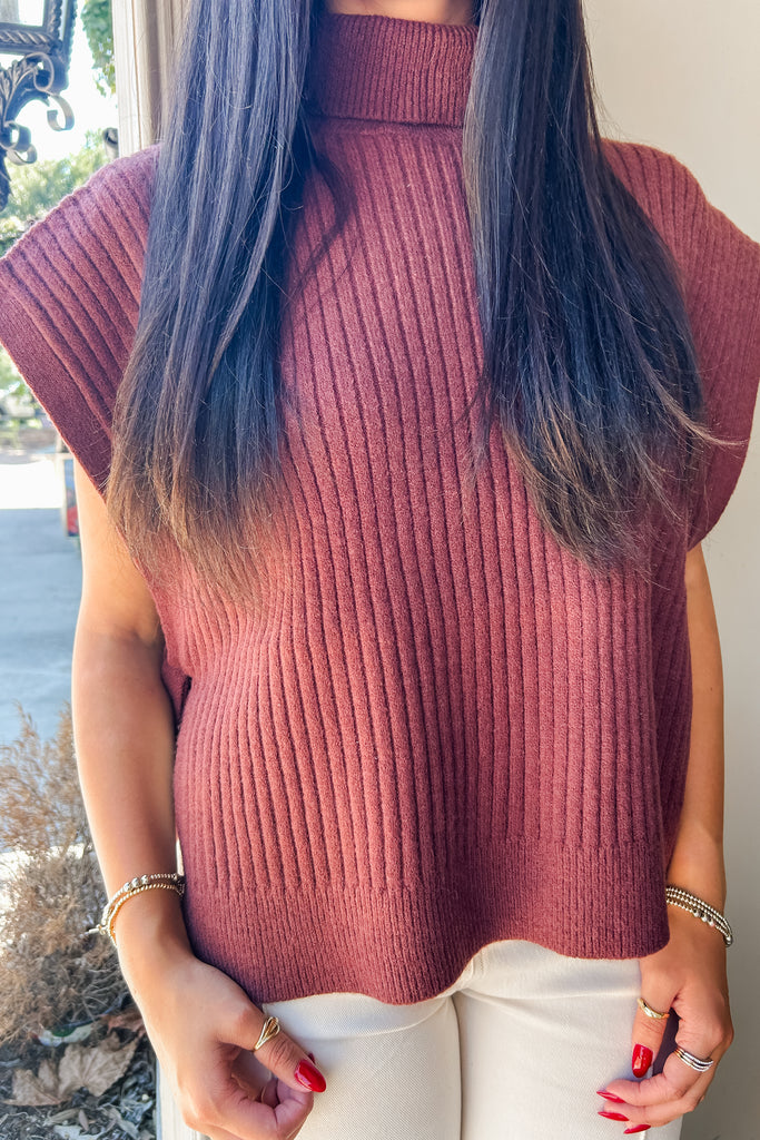 Close To You Turtle Neck- Maroon