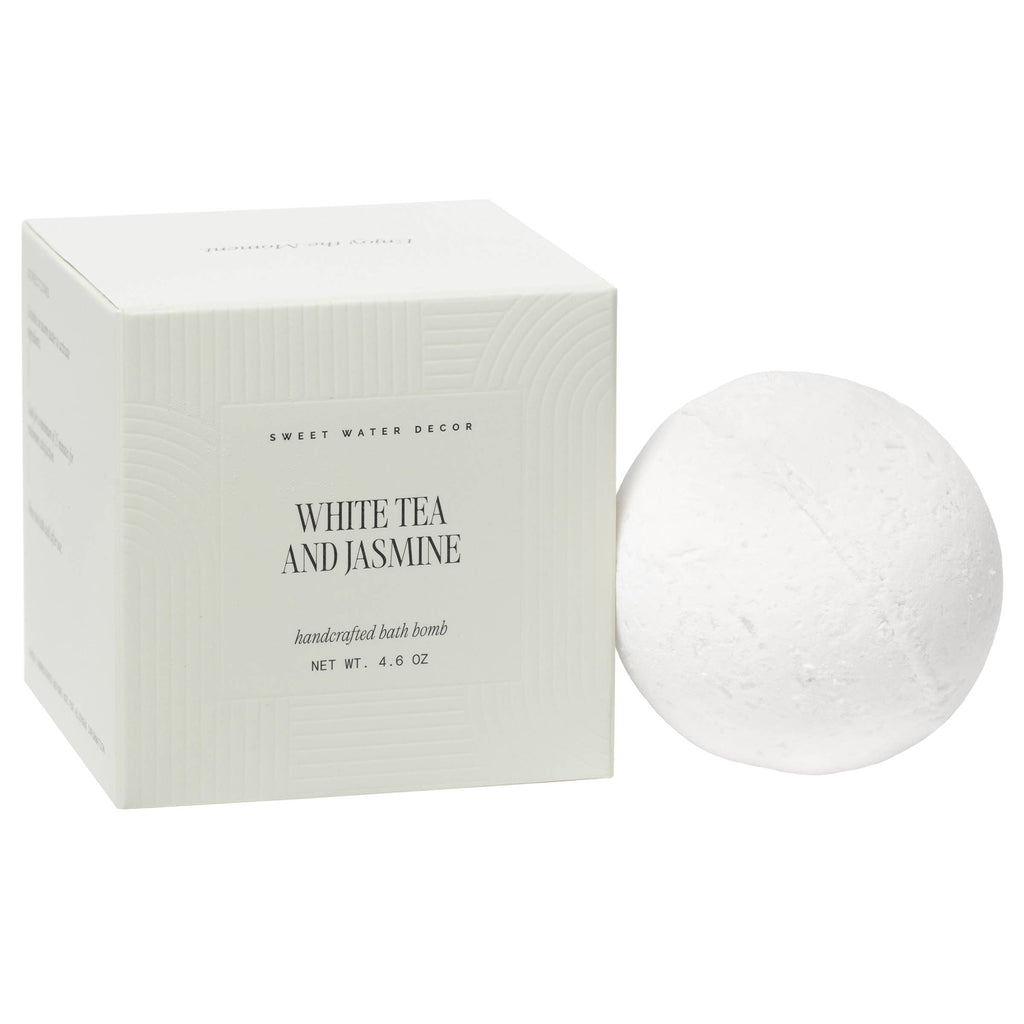 White Tea and Jasmine 4.6 oz Bath Bomb