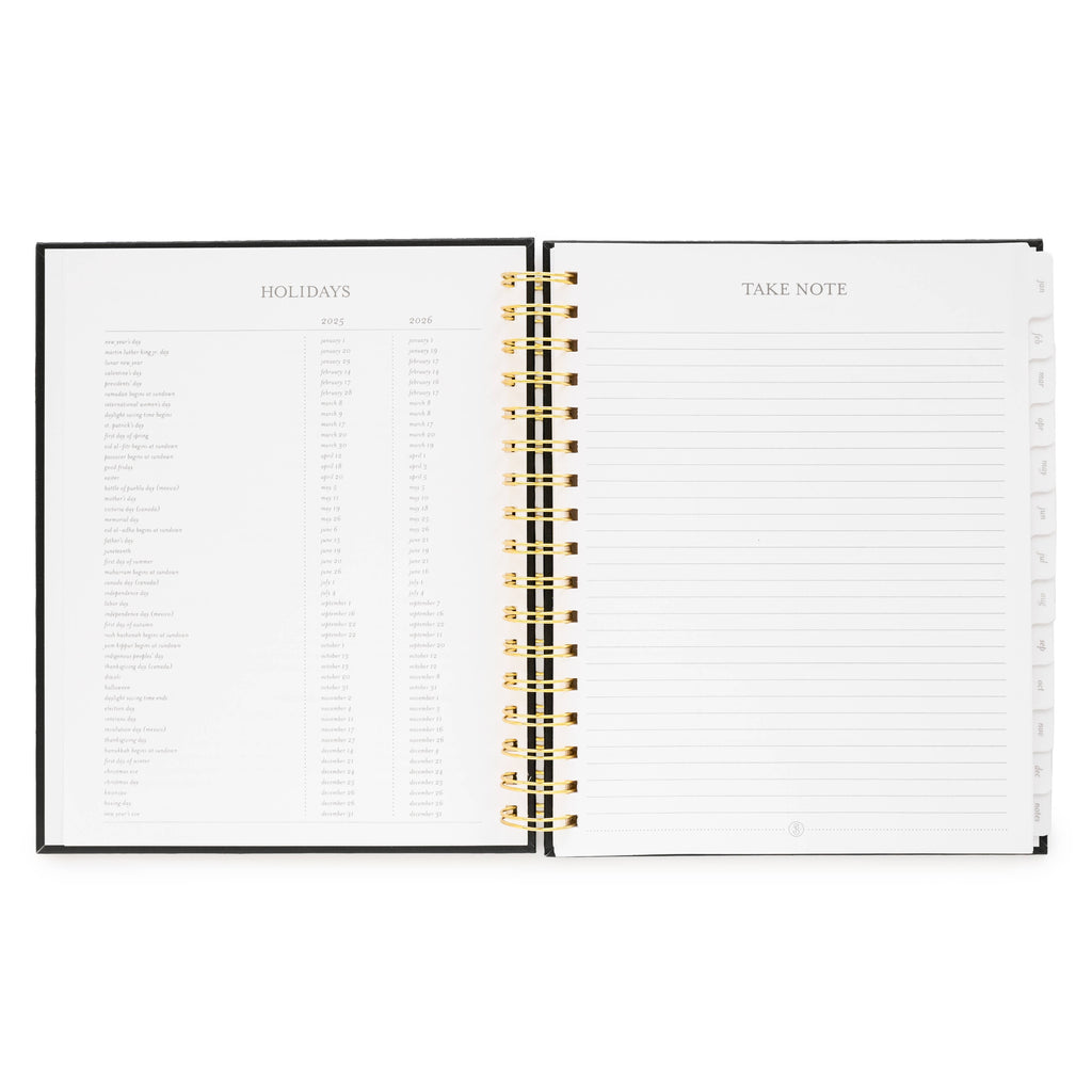 2025 Dusty Blue Signature Spiral Planner