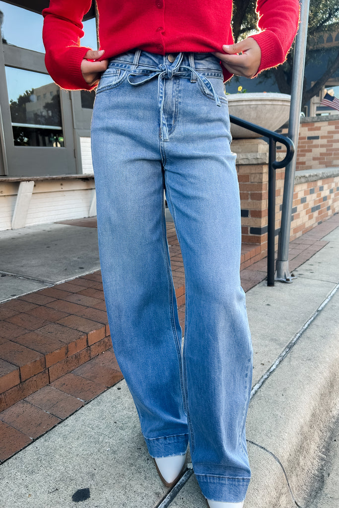 The Nova Tie Waist Denim