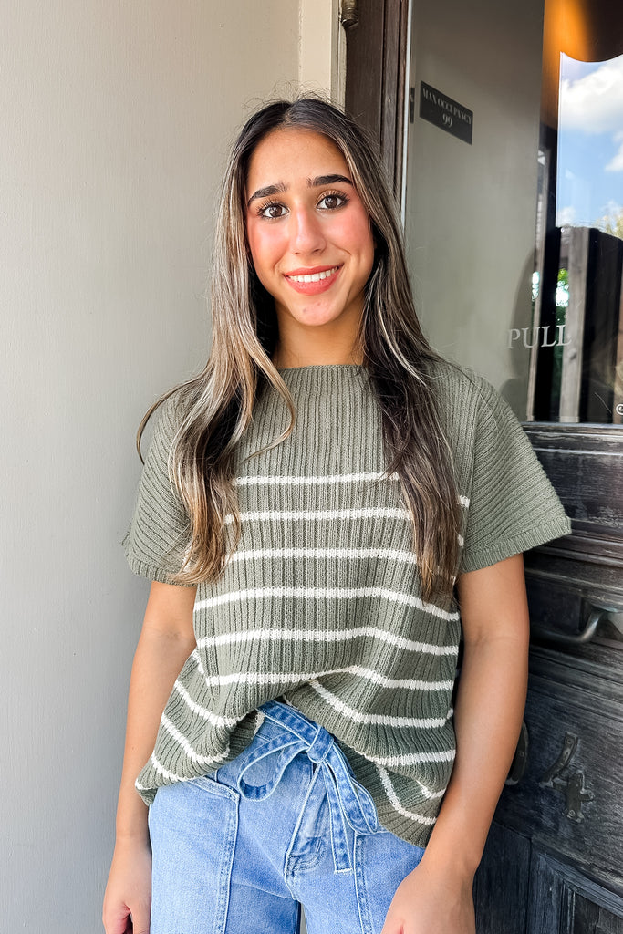 Luna Striped Top