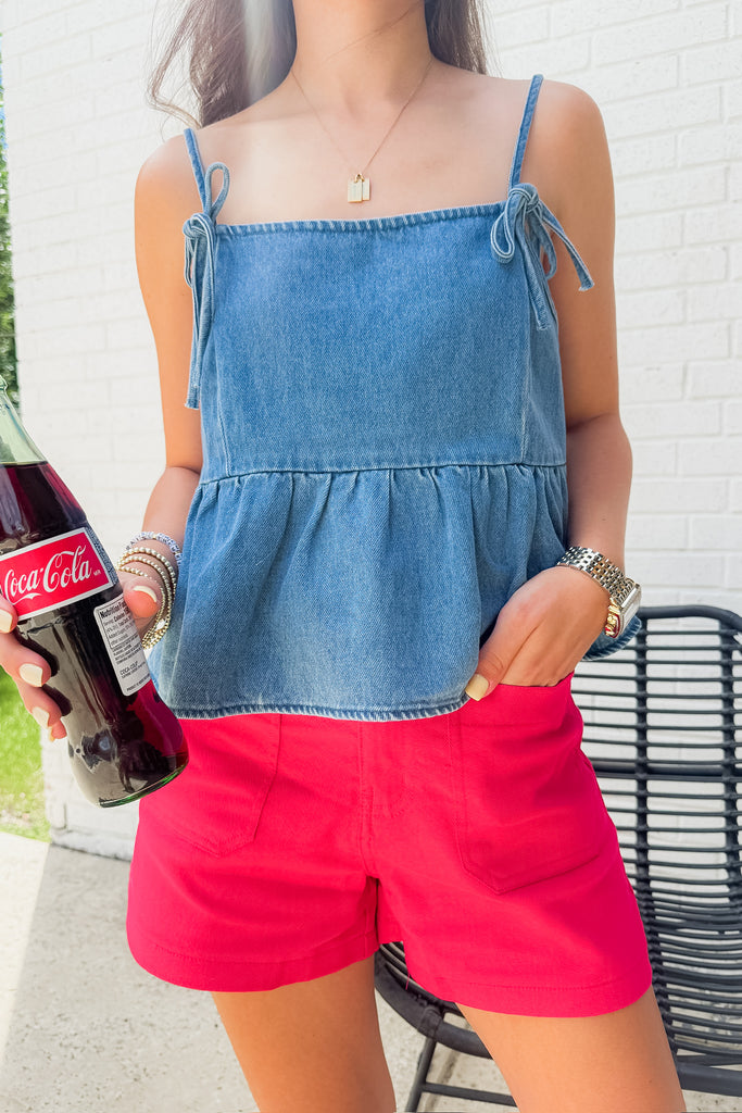 Denim On My Mind Top
