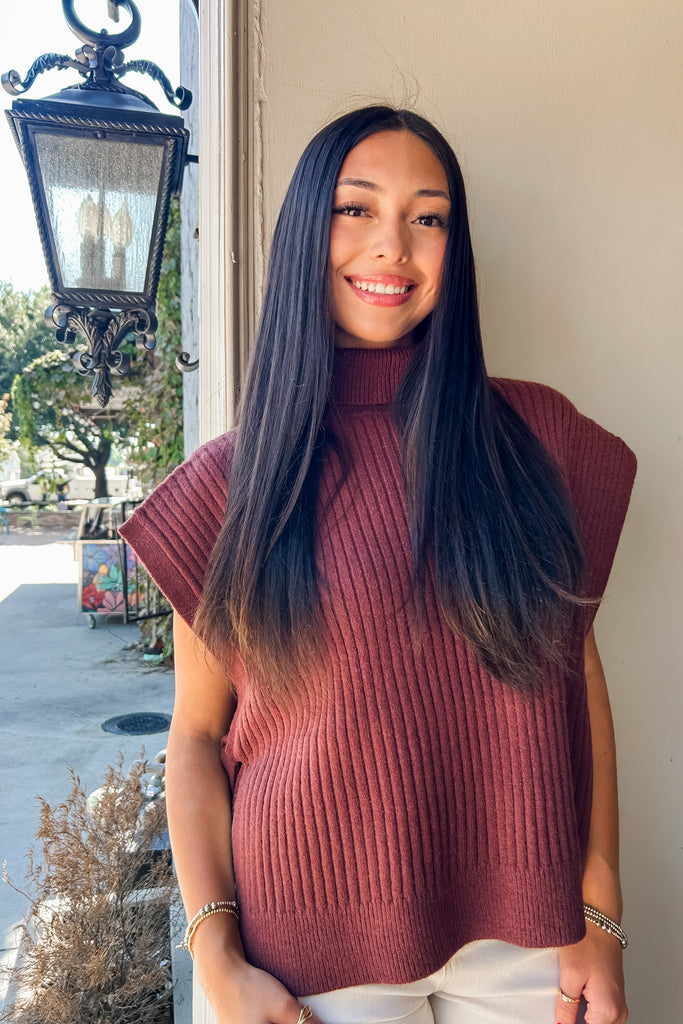 Close To You Turtle Neck- Maroon
