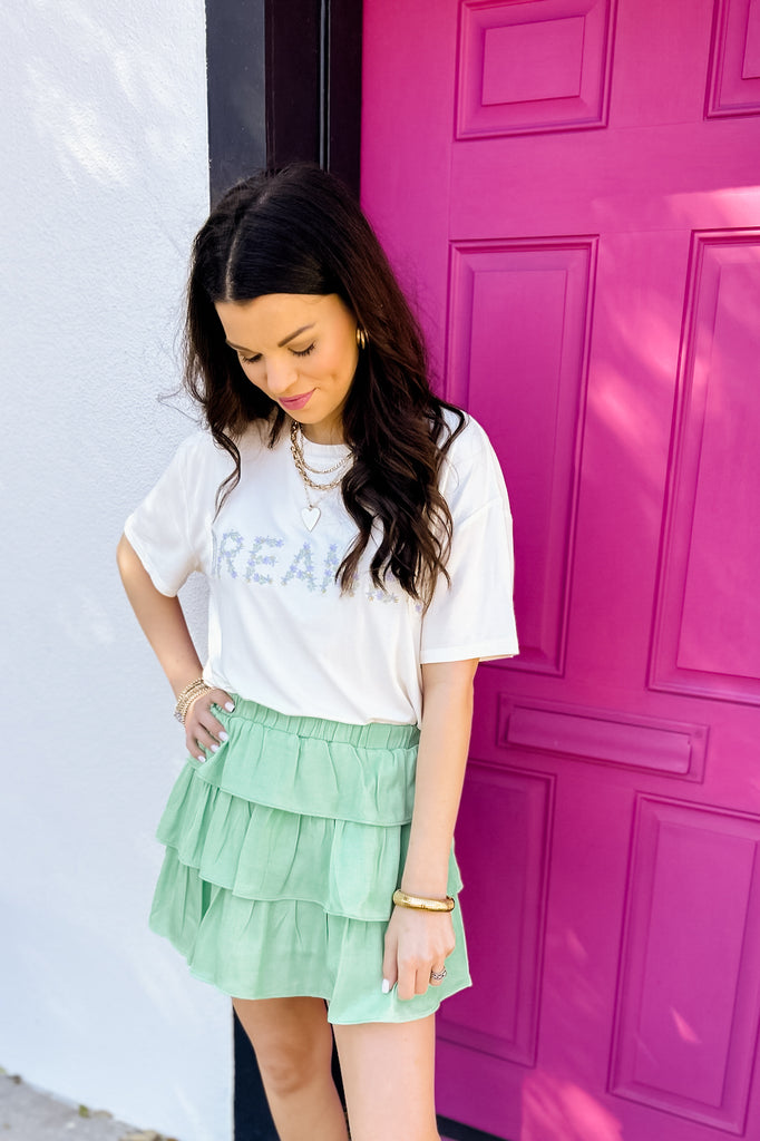 Dreamer Embroidered Tee