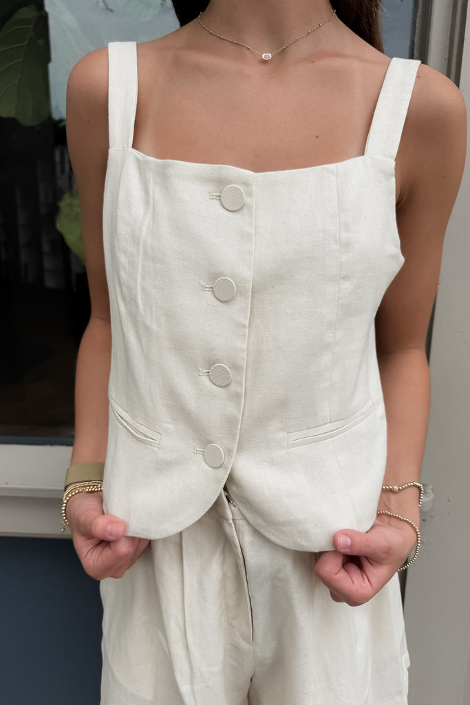 Business Casual Set- Cream