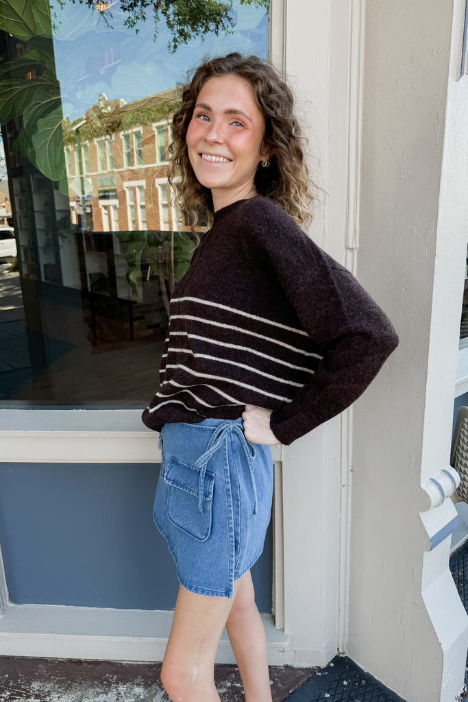 Kelena Sweater- Brown