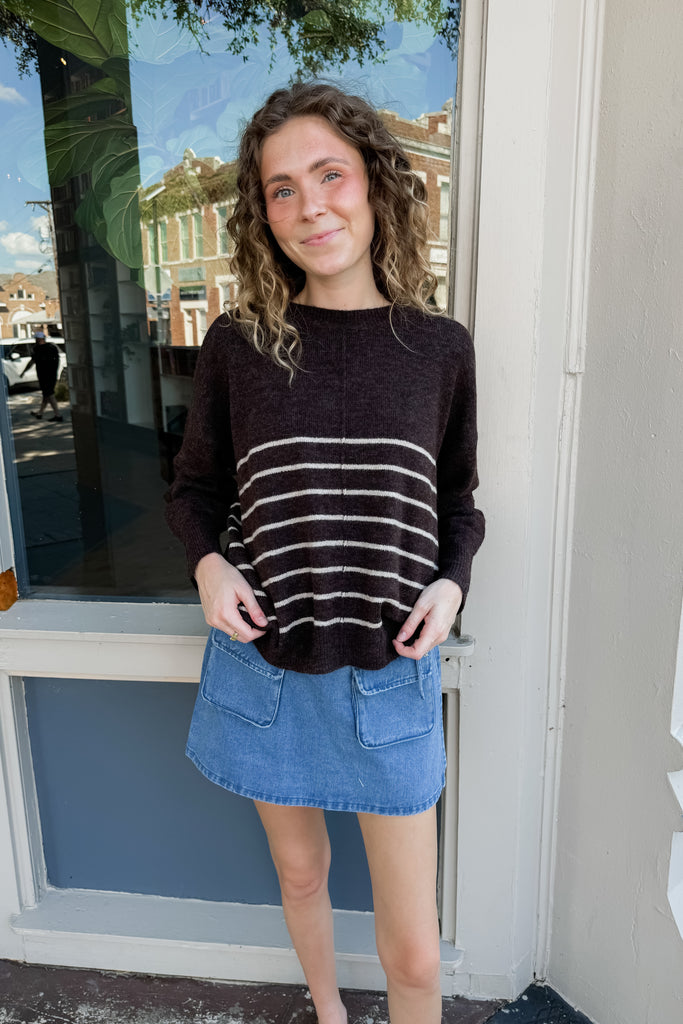 Kelena Sweater- Brown