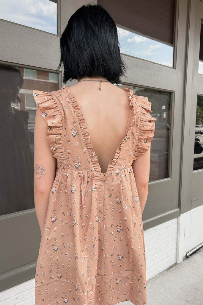 Fall Floral Dress