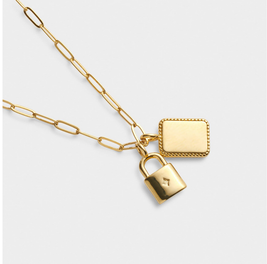 Inner Strength Waterproof Gold Charm Necklace