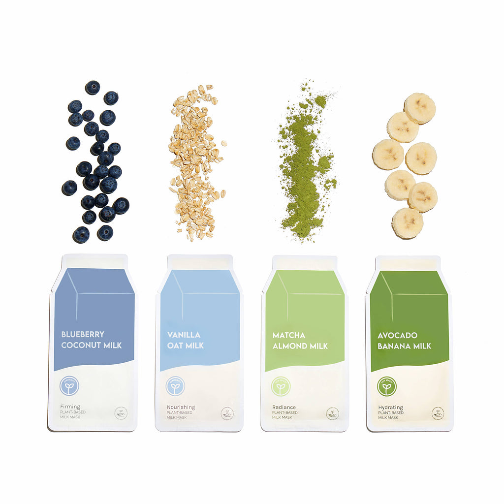 Vanilla Oat Milk Nourishing Plant-Based Milk Sheet Mask: With Peg Hole