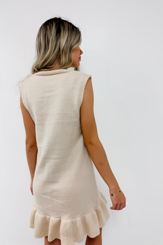 Peyton Knit Dress- Oatmeal