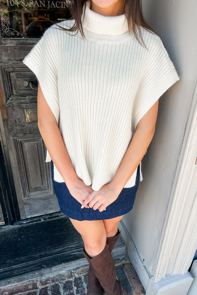 Close To You Turtle Neck- Cream