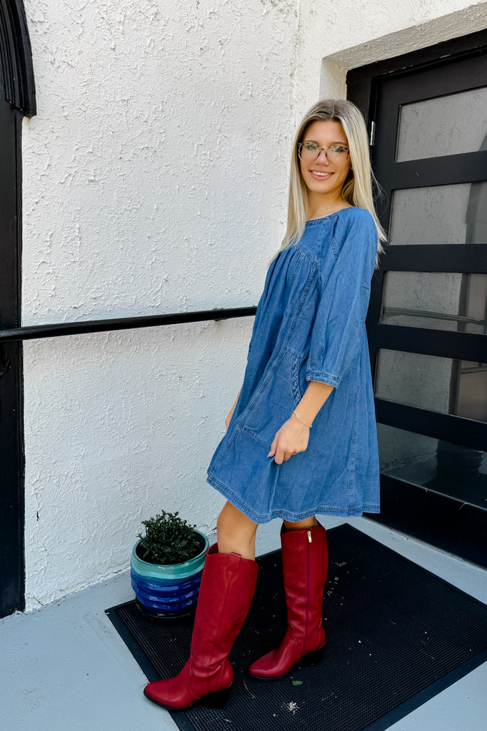 Nora Denim Dress