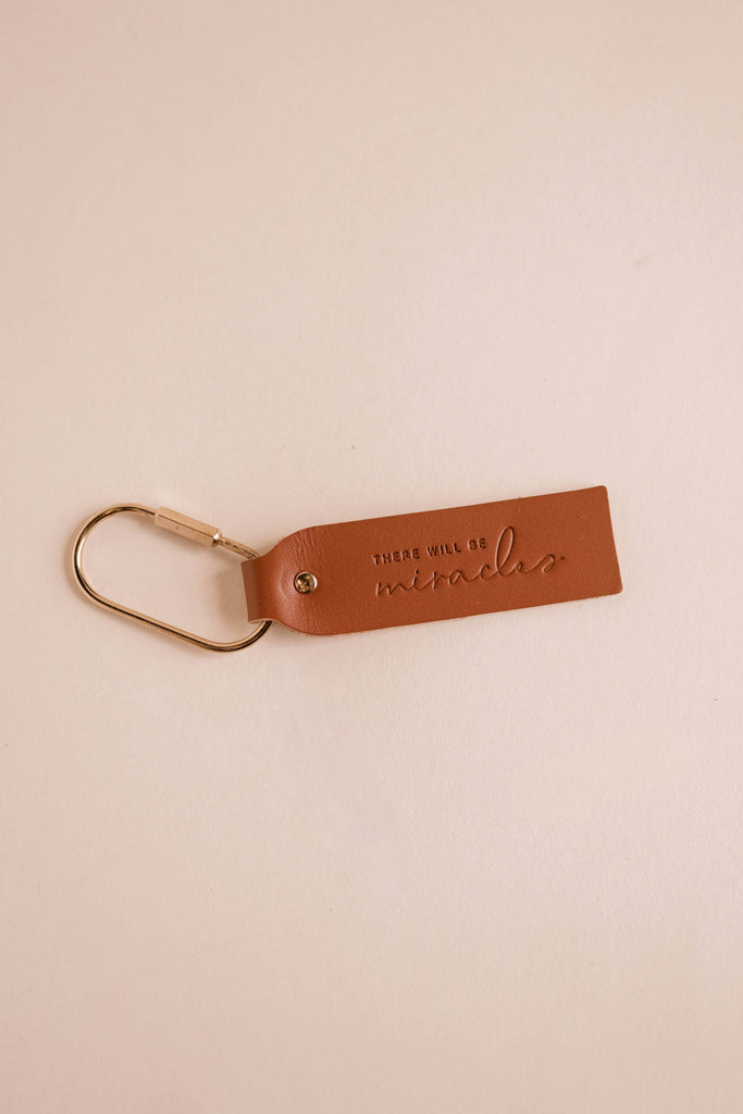 There Will Be Miracles Camel Key Fob | Christian Keychain