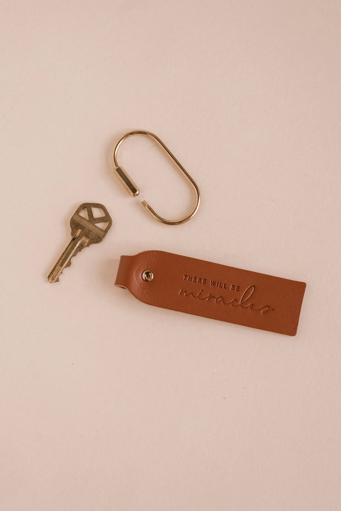 There Will Be Miracles Camel Key Fob | Christian Keychain