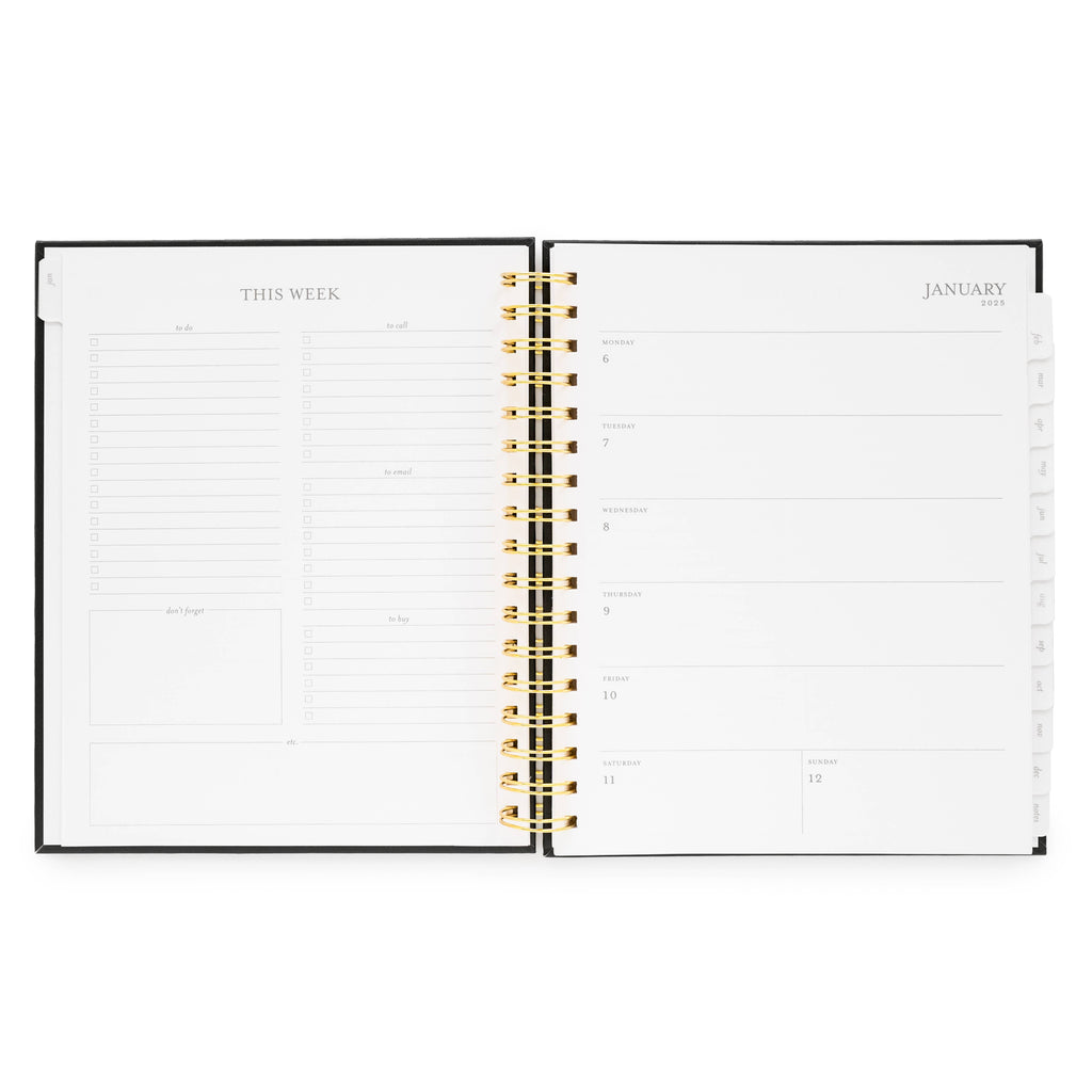 2025 Dusty Blue Signature Spiral Planner