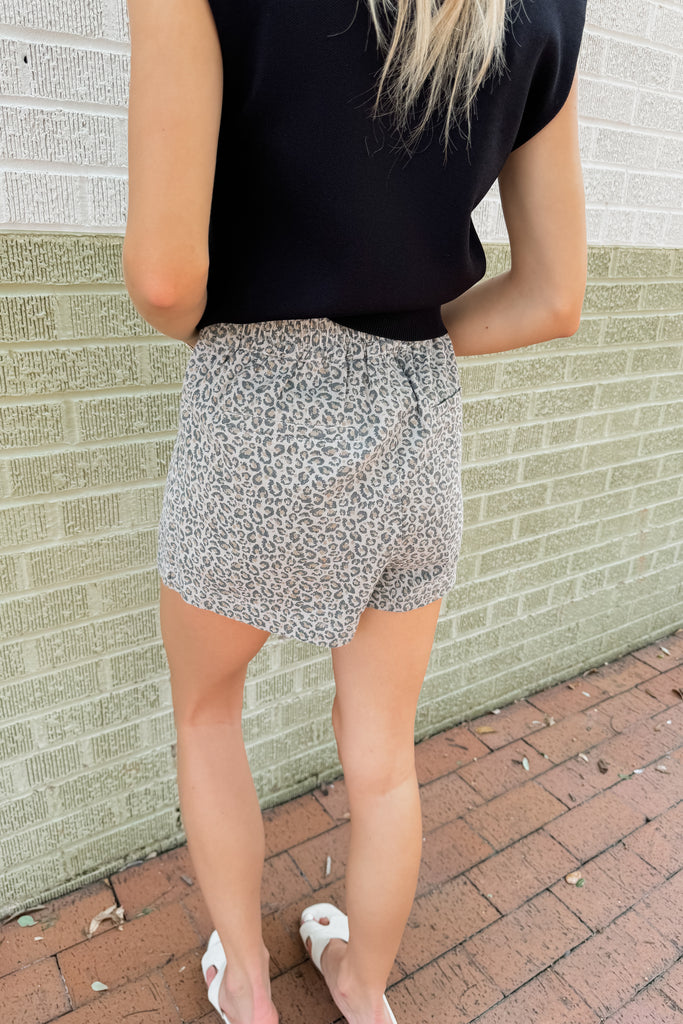 Wrenley Leopard Skort