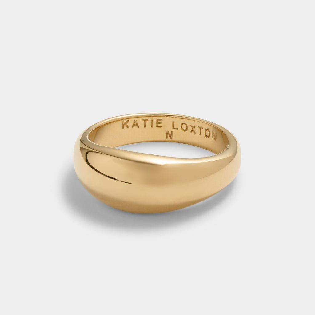 Aura Waterproof Gold Dome Ring