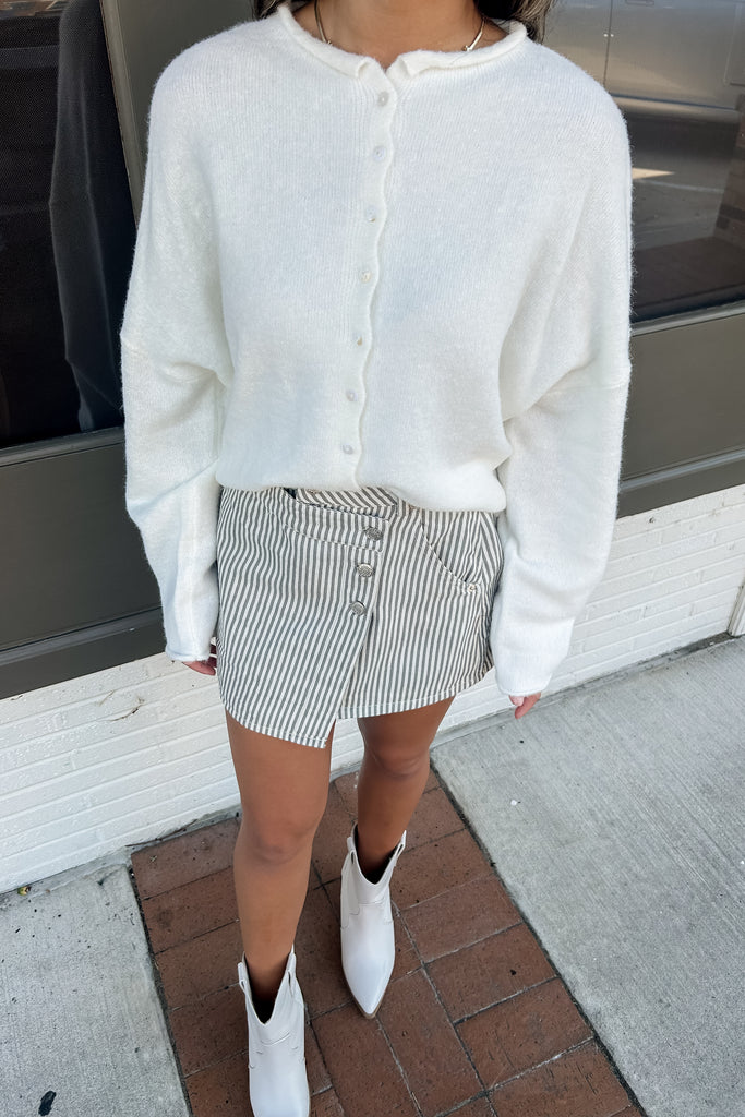 The Darine Striped Skirt