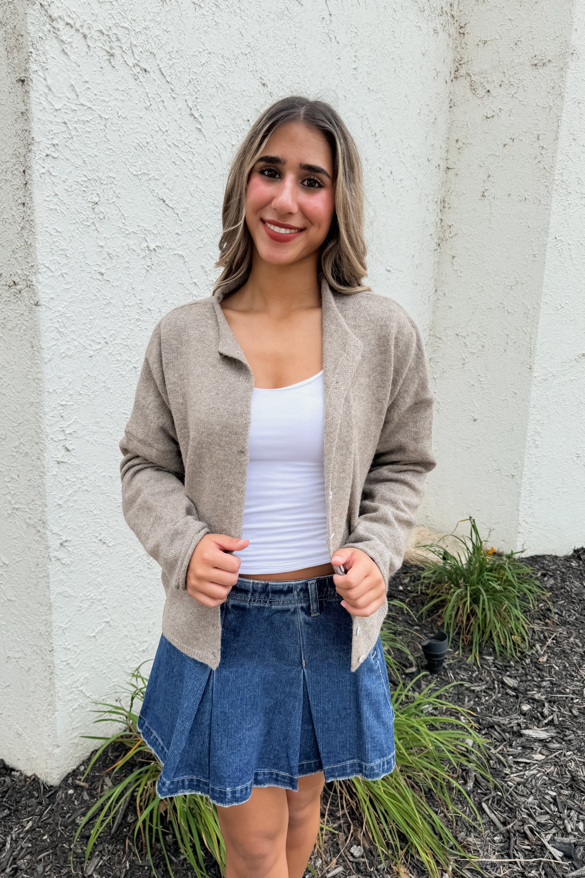 Nora Cardigan- Mocha – Simply Kate