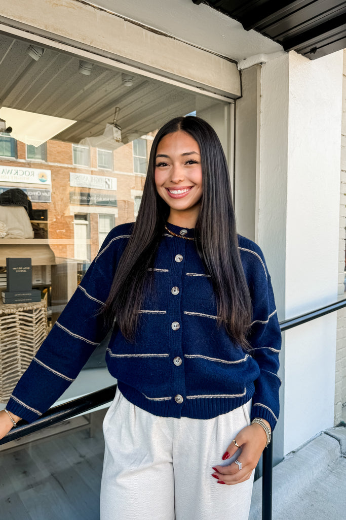 Elouise Cardigan- Navy